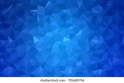 Light BLUE vector modern geometrical abstract background. Texture, new background. Geometric background in Origami style with gradient. 
