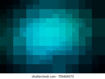 Light BLUE vector modern geometrical abstract background. Texture template. Geometric pattern in Origami style with gradient. 