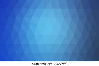 Light BLUE vector modern geometrical abstract background. Texture, new background. Geometric background in Origami style with gradient. 