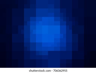 Light BLUE vector modern geometrical abstract background. Texture template. Geometric pattern in Origami style with gradient. 