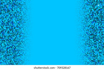 Light BLUE vector modern geometrical abstract background. Texture, brand-new background. Geometric background in Origami style with gradient. 