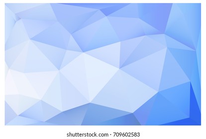 Light BLUE vector modern geometrical abstract background. Texture, new background. Geometric background in Origami style with gradient. 