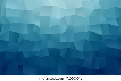 Light BLUE vector modern geometrical background. Abstract template. Geometric pattern in square style with gradient.