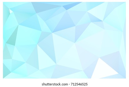 Light BLUE vector modern geometrical abstract background. Texture, new background. Geometric background in Origami style with gradient. 