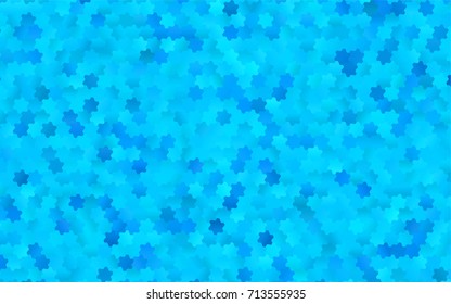 Light BLUE vector modern geometrical abstract background. Texture, brand-new background. Geometric background in Origami style with gradient. 
