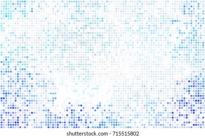 Light BLUE vector modern geometrical background. Abstract template. Geometric pattern in square style with gradient.