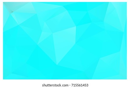 Light BLUE vector modern geometrical abstract background. Texture, new background. Geometric background in Origami style with gradient. 