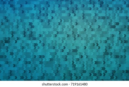 Light BLUE vector modern geometrical background. Abstract template. Geometric pattern in square style with gradient.