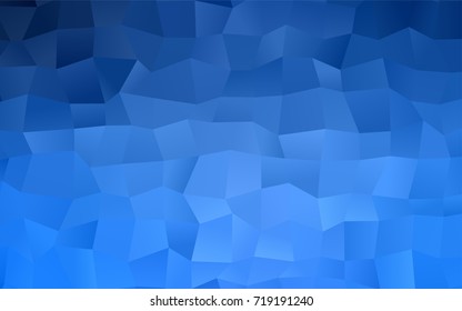 Light BLUE vector modern geometrical background. Abstract template. Geometric pattern in square style with gradient.