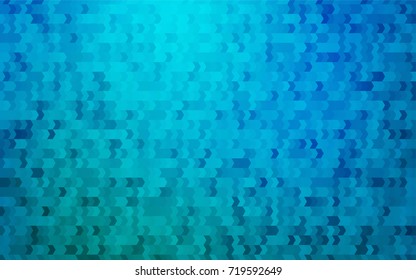 Light BLUE vector modern geometrical background. Abstract template. Geometric pattern in square style with gradient.
