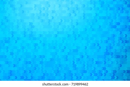 Light BLUE vector modern geometrical background. Abstract template. Geometric pattern in square style with gradient.
