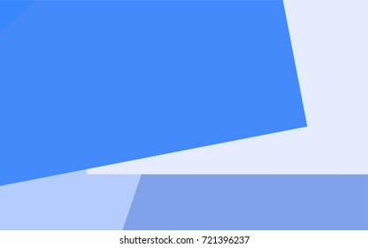 Light BLUE vector modern geometrical background. Abstract template. Geometric pattern in square style with gradient.