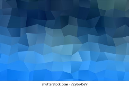 Light BLUE vector modern geometrical background. Abstract template. Geometric pattern in square style with gradient.