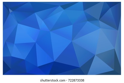Light BLUE vector modern geometrical abstract background. Texture, new background. Geometric background in Origami style with gradient. 