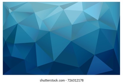 Light BLUE vector modern geometrical abstract background. Texture, new background. Geometric background in Origami style with gradient. 