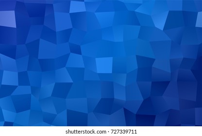 Light BLUE vector modern geometrical background. Abstract template. Geometric pattern in square style with gradient.
