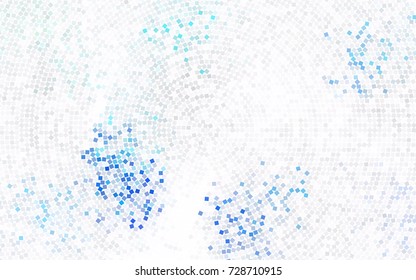 Light Blue vector modern geometrical background. Abstract template. Geometric pattern in square style with gradient.