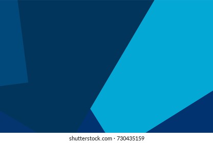 Light BLUE vector modern geometrical background. Abstract template. Geometric pattern in square style with gradient.