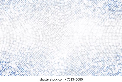Light BLUE vector modern geometrical background. Abstract template. Geometric pattern in square style with gradient.