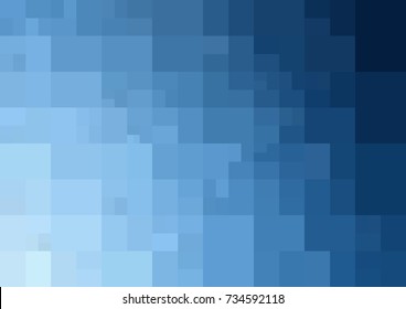 Light BLUE vector modern geometrical abstract background. Texture template. Geometric pattern in Origami style with gradient. 
