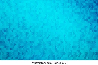 Light BLUE vector modern geometrical background. Abstract template. Geometric pattern in square style with gradient.