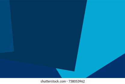 Light BLUE vector modern geometrical background. Abstract template. Geometric pattern in square style with gradient.