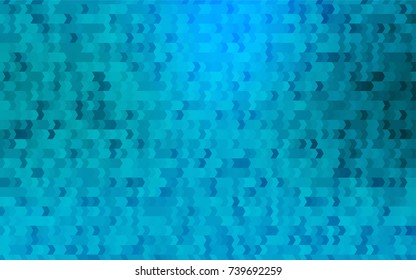 Light BLUE vector modern geometrical background. Abstract template. Geometric pattern in square style with gradient.