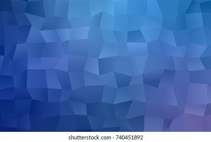 Light BLUE vector modern geometrical background. Abstract template. Geometric pattern in square style with gradient.