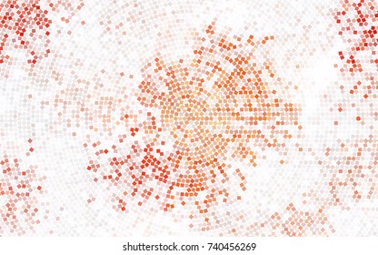 Light BLUE vector modern geometrical background. Abstract template. Geometric pattern in square style with gradient.