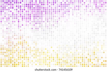 Light BLUE vector modern geometrical circle abstract background. Dotted texture template. Geometric pattern in halftone style with gradient. 