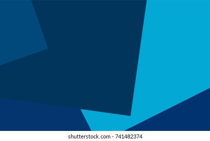Light BLUE vector modern geometrical background. Abstract template. Geometric pattern in square style with gradient.