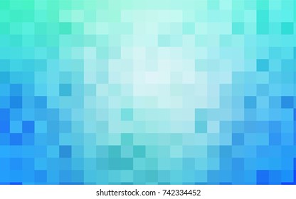 Light Blue vector modern geometrical abstract background. Texture template. Geometric pattern in Origami style with gradient. 