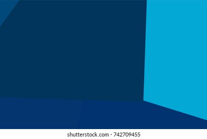Light BLUE vector modern geometrical background. Abstract template. Geometric pattern in square style with gradient.