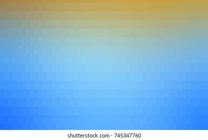 Light BLUE vector modern geometrical background. Abstract template. Geometric pattern in square style with gradient.