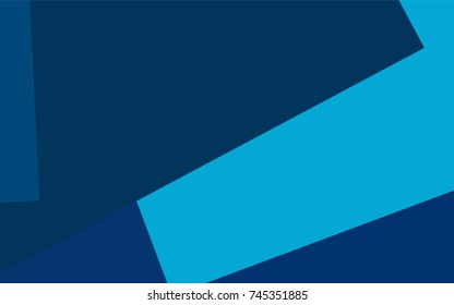 Light BLUE vector modern geometrical background. Abstract template. Geometric pattern in square style with gradient.