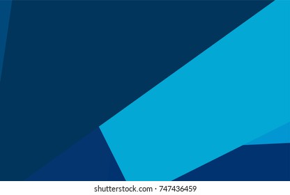 Light BLUE vector modern geometrical background. Abstract template. Geometric pattern in square style with gradient.