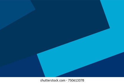 Light BLUE vector modern geometrical background. Abstract template. Geometric pattern in square style with gradient.