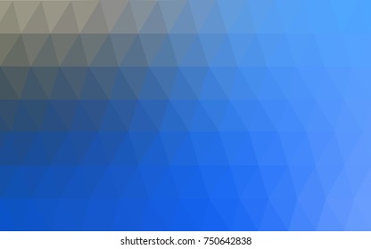 Light BLUE vector modern geometrical abstract background. Texture, new background. Geometric background in Origami style with gradient. 