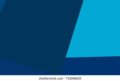 Light BLUE vector modern geometrical background. Abstract template. Geometric pattern in square style with gradient.