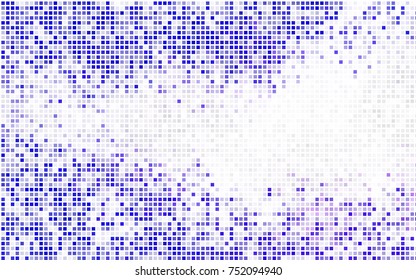 Light BLUE vector modern geometrical background. Abstract template. Geometric pattern in square style with gradient.