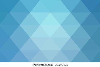 Light BLUE vector modern geometrical abstract background. Texture, new background. Geometric background in Origami style with gradient. 