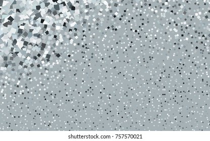 Light BLUE vector modern geometrical background. Abstract template. Geometric pattern in square style with gradient.