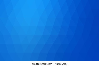Light BLUE vector modern geometrical abstract background. Texture, new background. Geometric background in Origami style with gradient. 