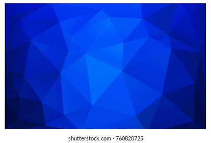 Light BLUE vector modern geometrical abstract background. Texture, new background. Geometric background in Origami style with gradient. 