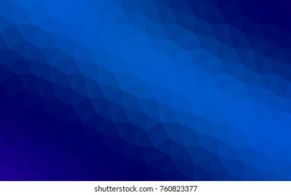 Light BLUE vector modern geometrical abstract background. Texture, new background. Geometric background in Origami style with gradient. 