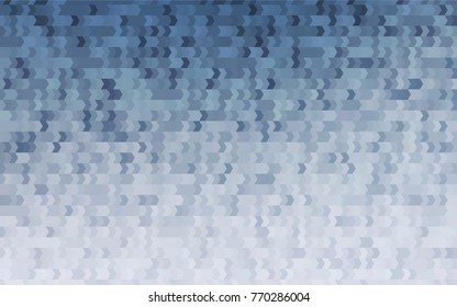 Light BLUE vector modern geometrical background. Abstract template. Geometric pattern in square style with gradient.