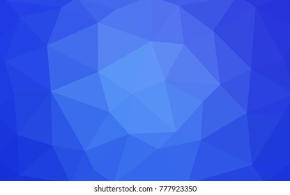 Light BLUE vector modern geometrical abstract background. Texture, new background. Geometric background in Origami style with gradient. 