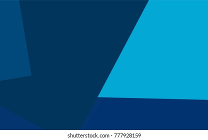 Light BLUE vector modern geometrical background. Abstract template. Geometric pattern in square style with gradient.