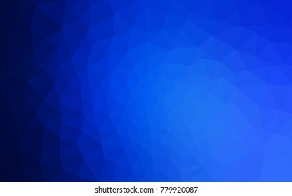 Light BLUE vector modern geometrical abstract background. Texture, new background. Geometric background in Origami style with gradient. 