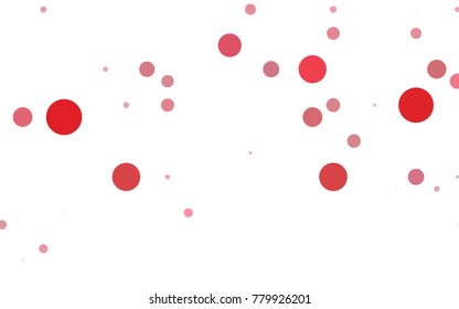Light BLUE vector modern geometrical circle abstract background. Dotted texture template. Geometric pattern in halftone style with gradient. 